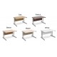 Momento Cantilever Frame Straight Office Desk 